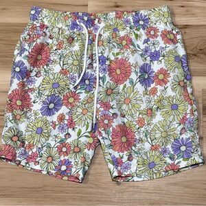 Barney Cools Floral Swim Trunks Men’s Medium